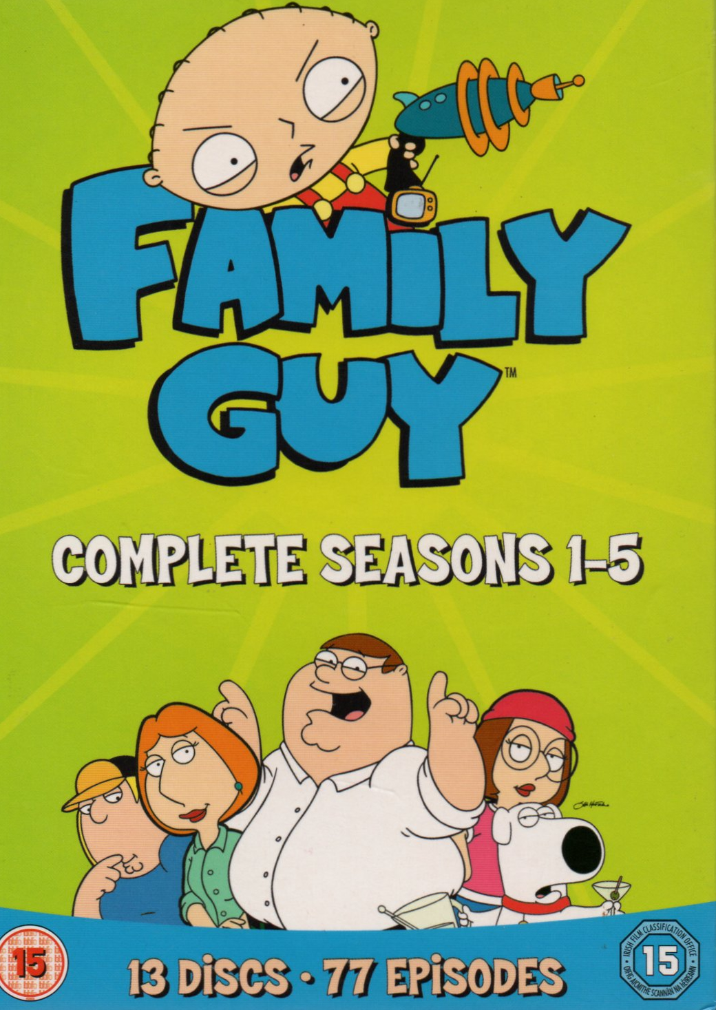 Family Guy: Complete Seasons 1-5 DVD cover