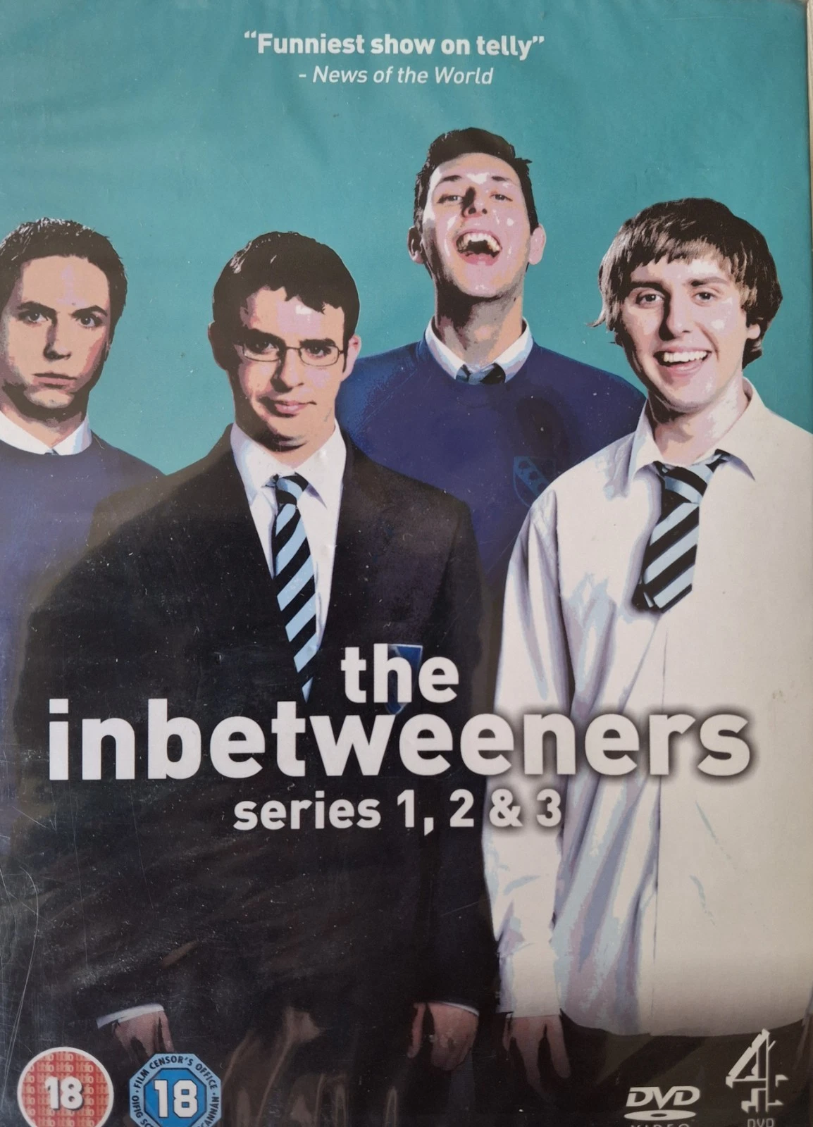The Inbetweeners: Series 1, 2 & 3 DVD cover