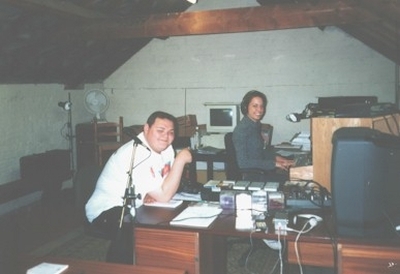 Radio studio - Biggles FM